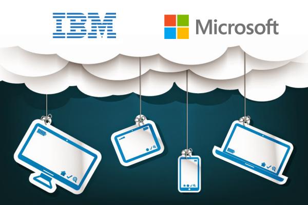 IBM y Microsoft se unen para compartir software en la nube